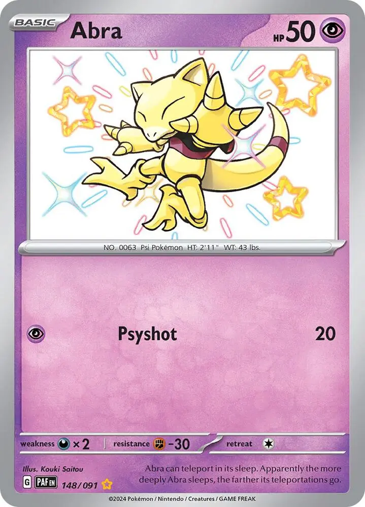 Abra, Paldean Fates 148/91