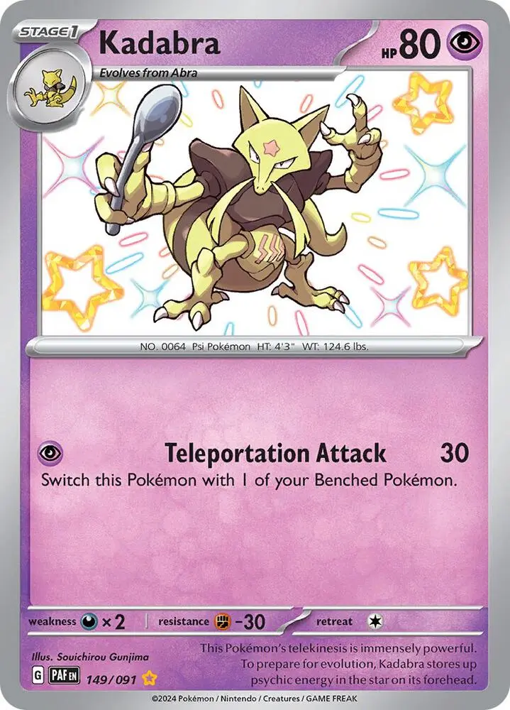 Kadabra, Paldean Fates 149/91