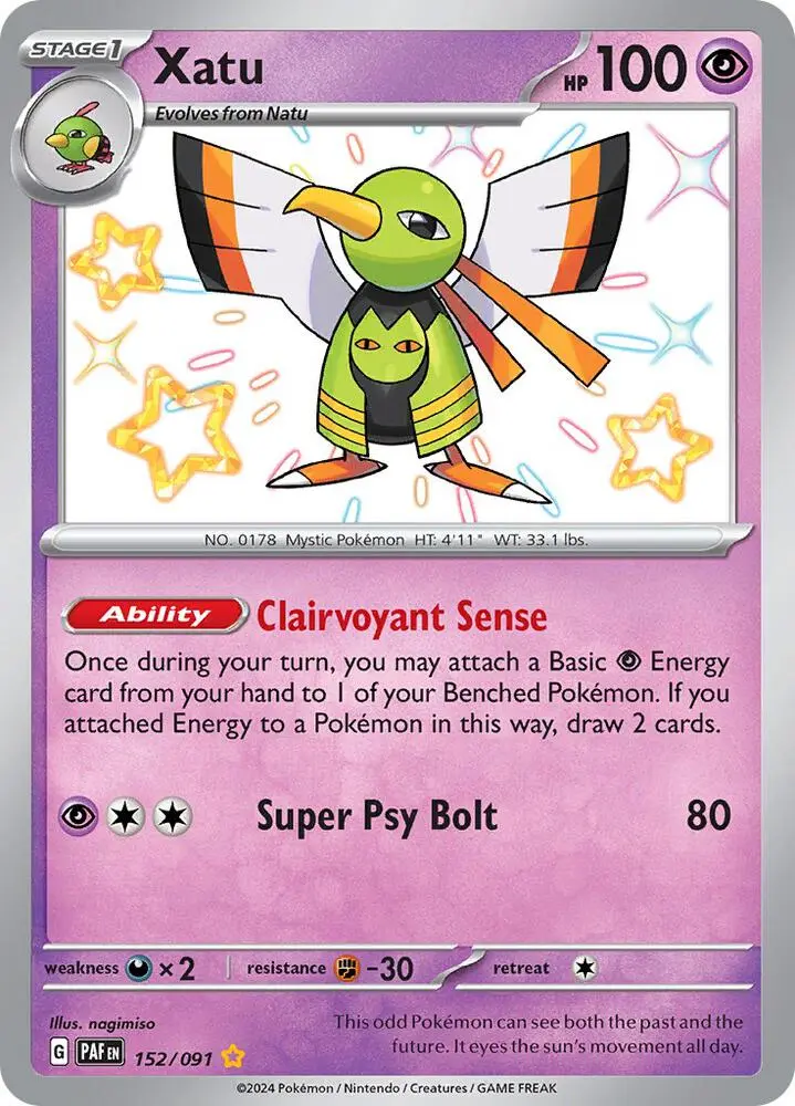 Xatu, Paldean Fates 152/91