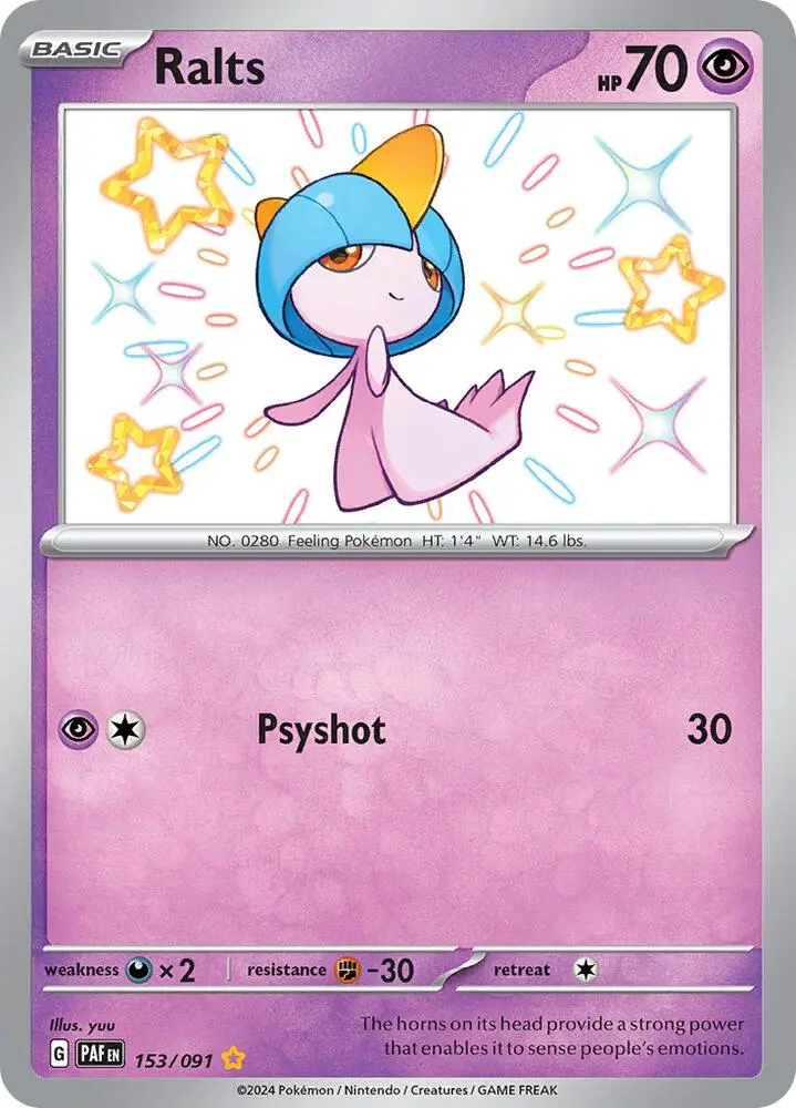 Ralts, Paldean Fates 153/91