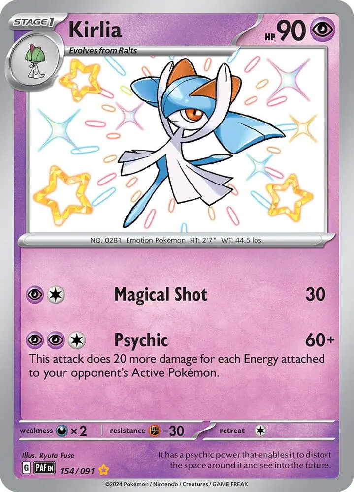 Kirlia, Paldean Fates 154/91