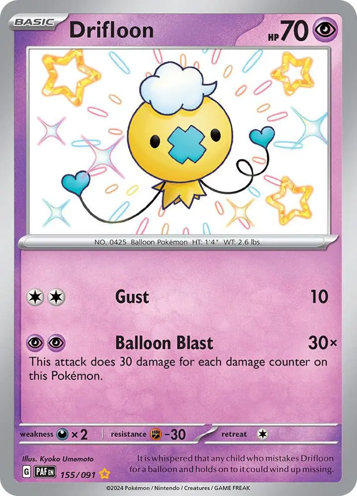 Drifloon, Paldean Fates 155/91