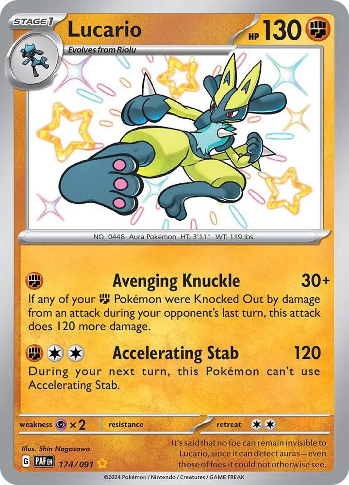 Lucario, Paldean Fates 174/91