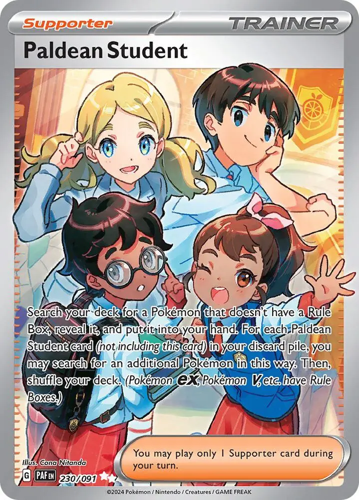 Paldean Student, Paldean Fates 230/91
