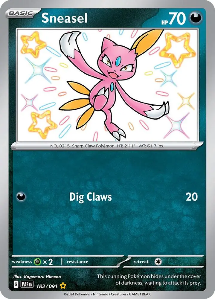 Sneasel, Paldean Fates 182/91
