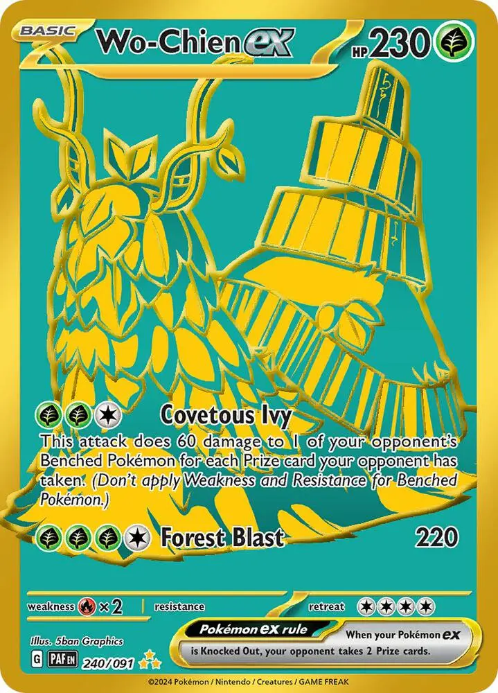 Wo-Chien ex, Paldean Fates 240/91