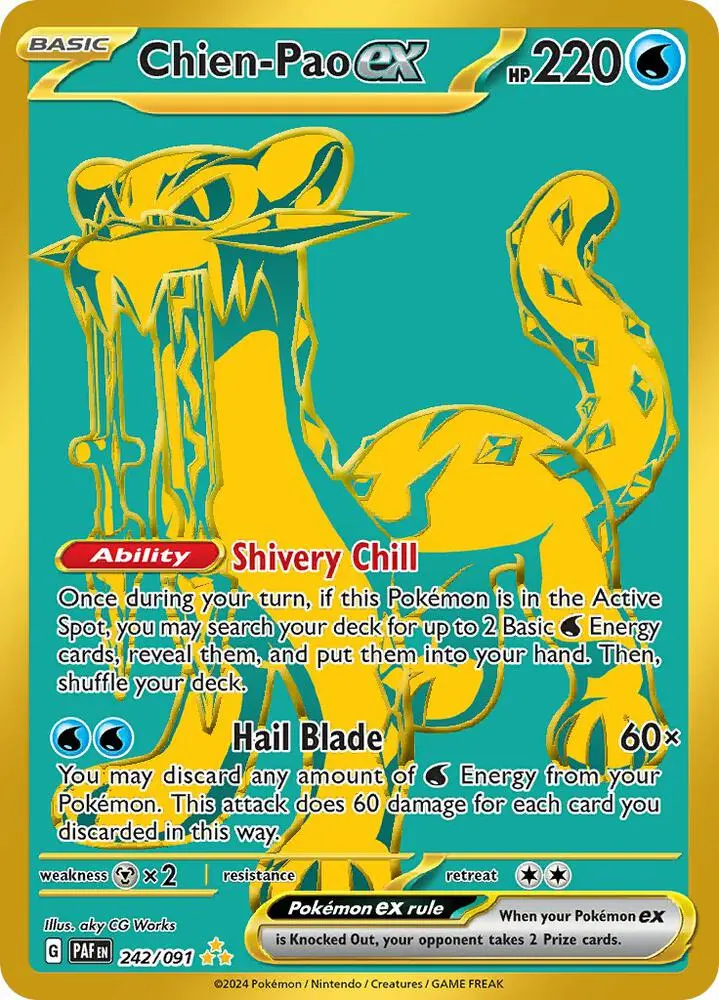 Chien-Pao ex, Paldean Fates 242/91