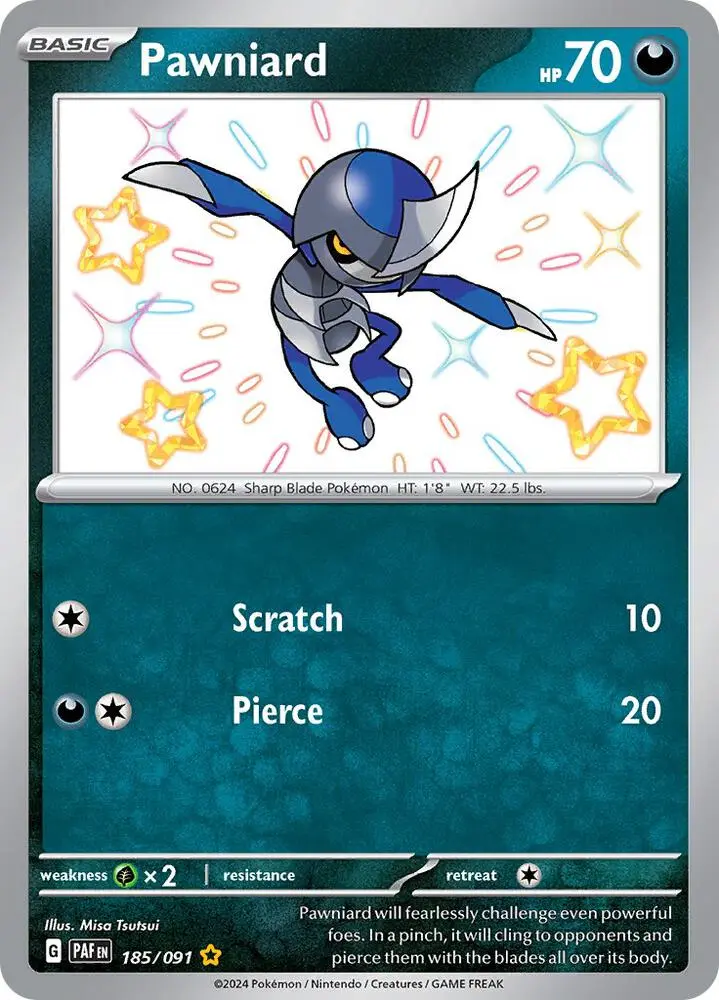 Pawniard, Paldean Fates 185/91