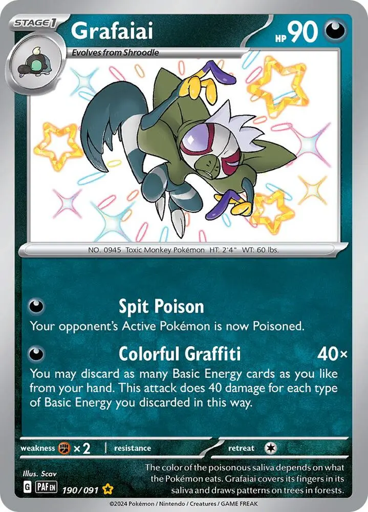 Grafaiai, Paldean Fates 190/91