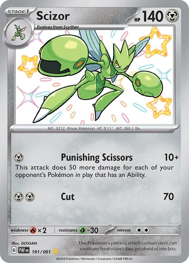 Scizor, Paldean Fates 191/91