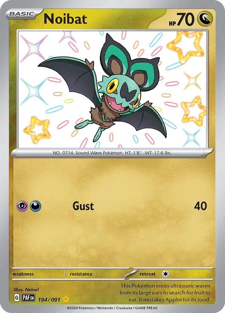 Noibat, Paldean Fates 194/91