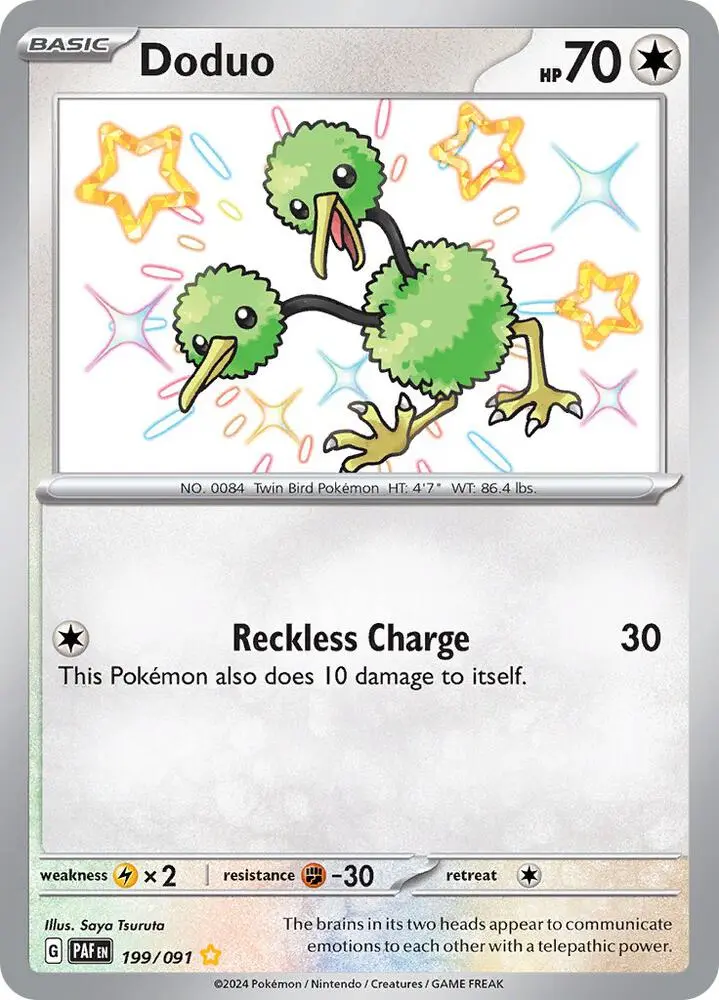 Doduo, Paldean Fates 199/91
