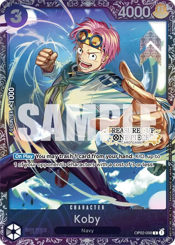 Koby (Treasure Cup), One Piece Promotion Cards OP02-098