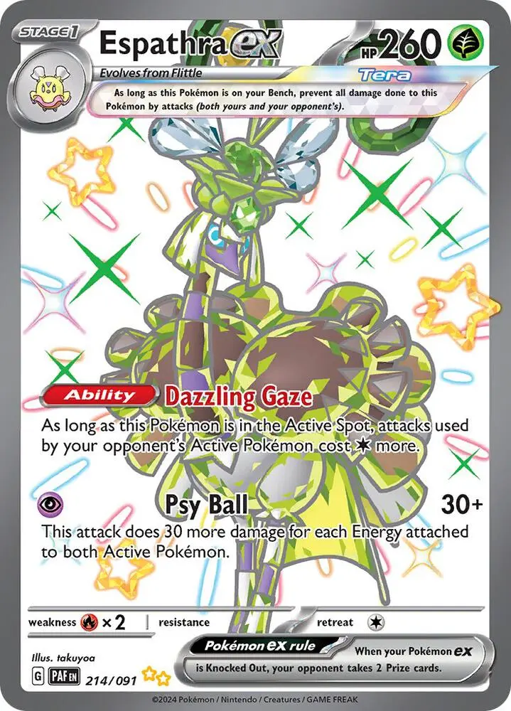 Espathra ex, Paldean Fates 214/91