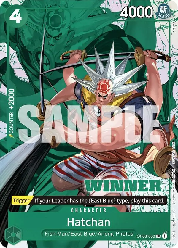 Hatchan (Winner Pack Vol. 6), One Piece Promotion Cards OP03-033