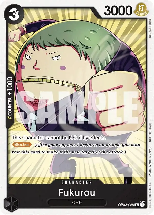 Fukurou (Tournament Pack Vol. 6), One Piece Promotion Cards OP03-088