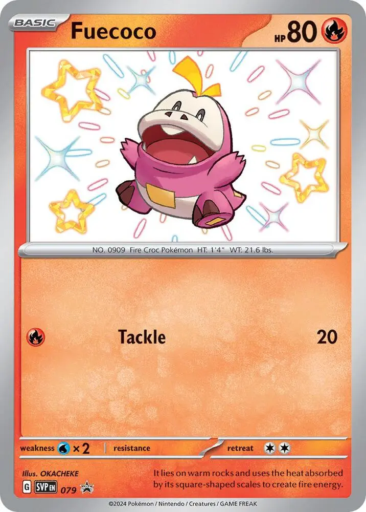 Fuecoco, SVP Black Star Promos 079/225