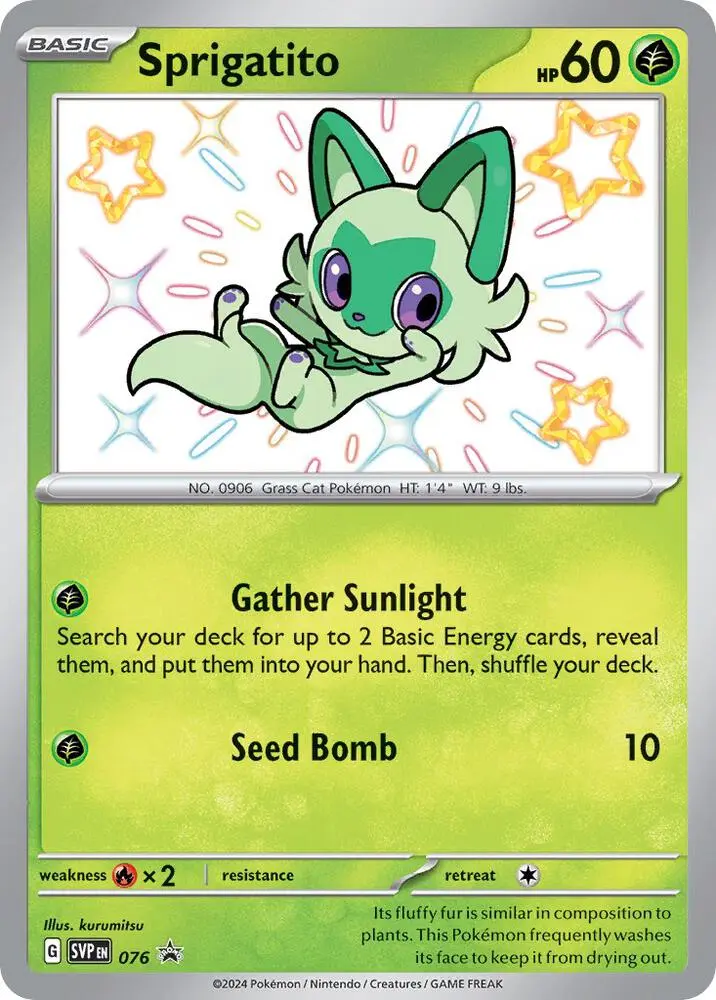 Sprigatito, SVP Black Star Promos 076/225