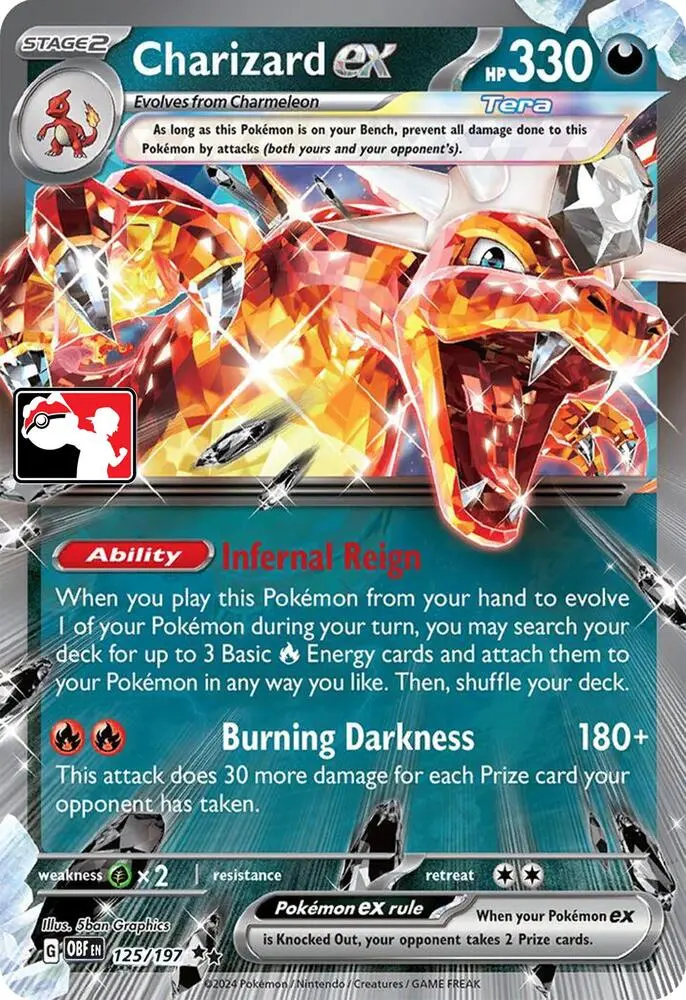 Charizard ex, Prize Pack Series Cards 125/197