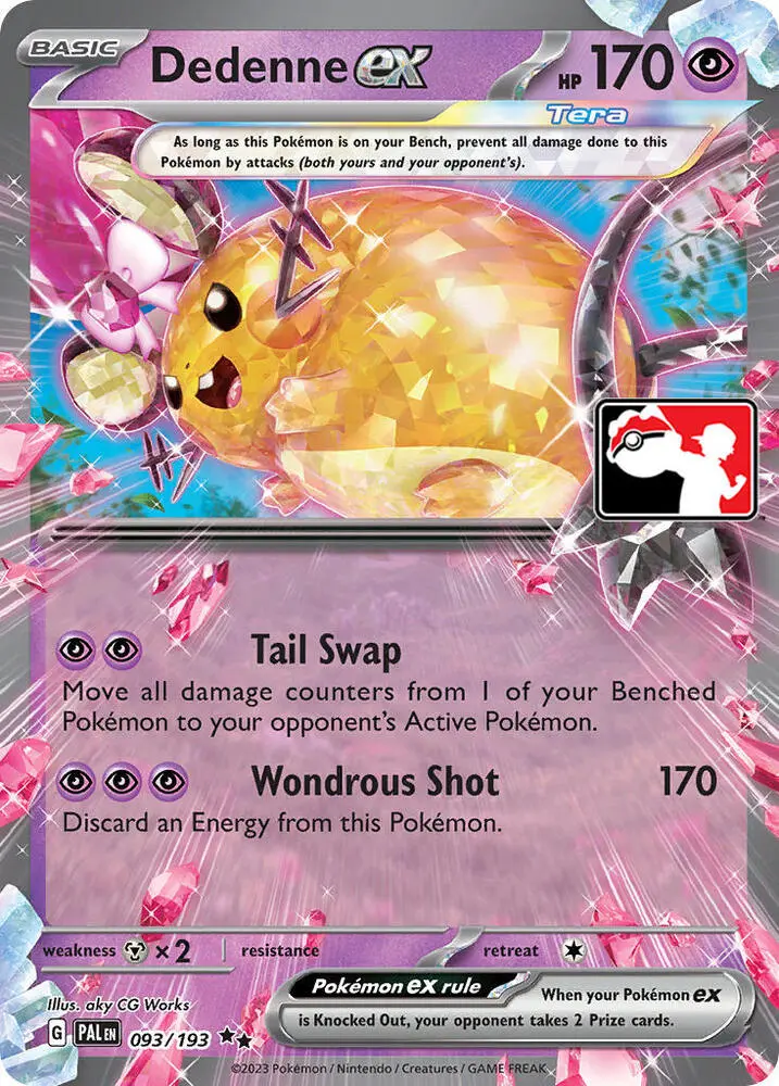 Dedenne ex, Prize Pack Series Cards 093/193