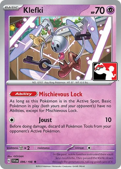 Klefki, Prize Pack Series Cards 096/198