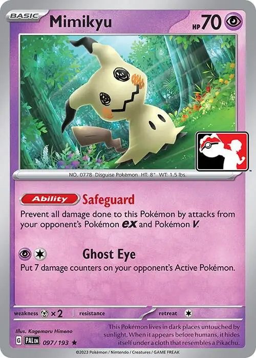 Mimikyu, Prize Pack Series Cards 097/193
