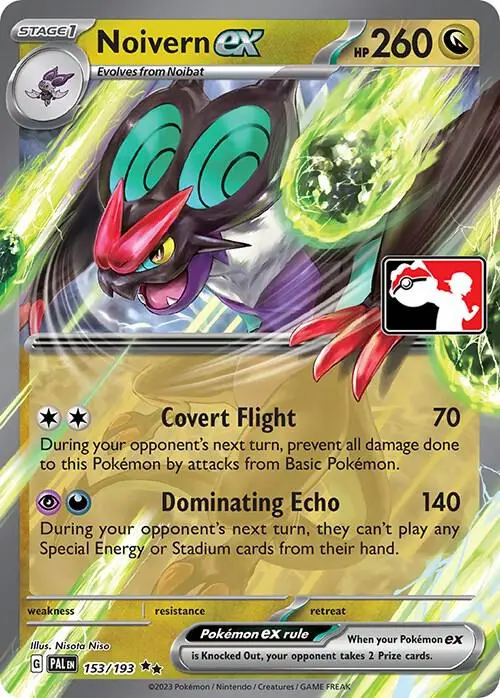 Noivern ex, Prize Pack Series Cards 153/193