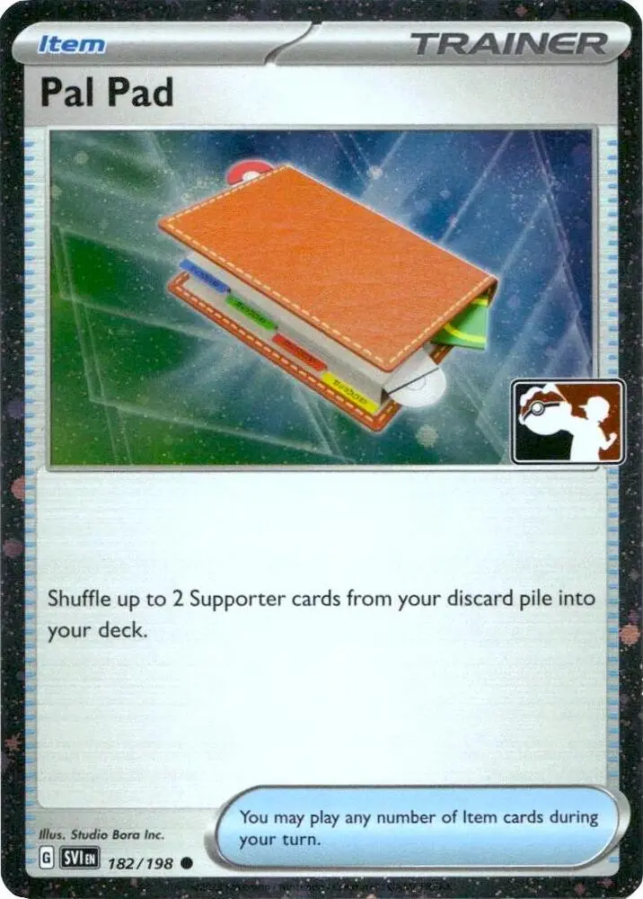 Pal Pad, Prize Pack Series Cards 182/198