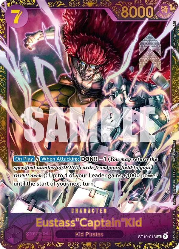 Eustass"Captain"Kid, One Piece Promotion Cards ST10-013