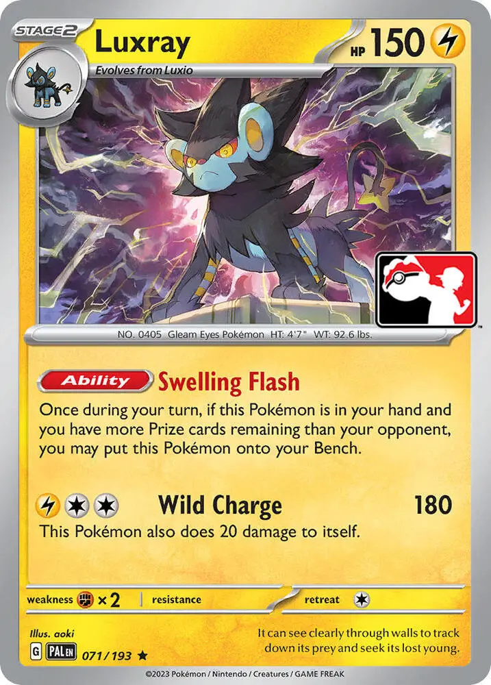 Luxray, Prize Pack Series Cards 071/193