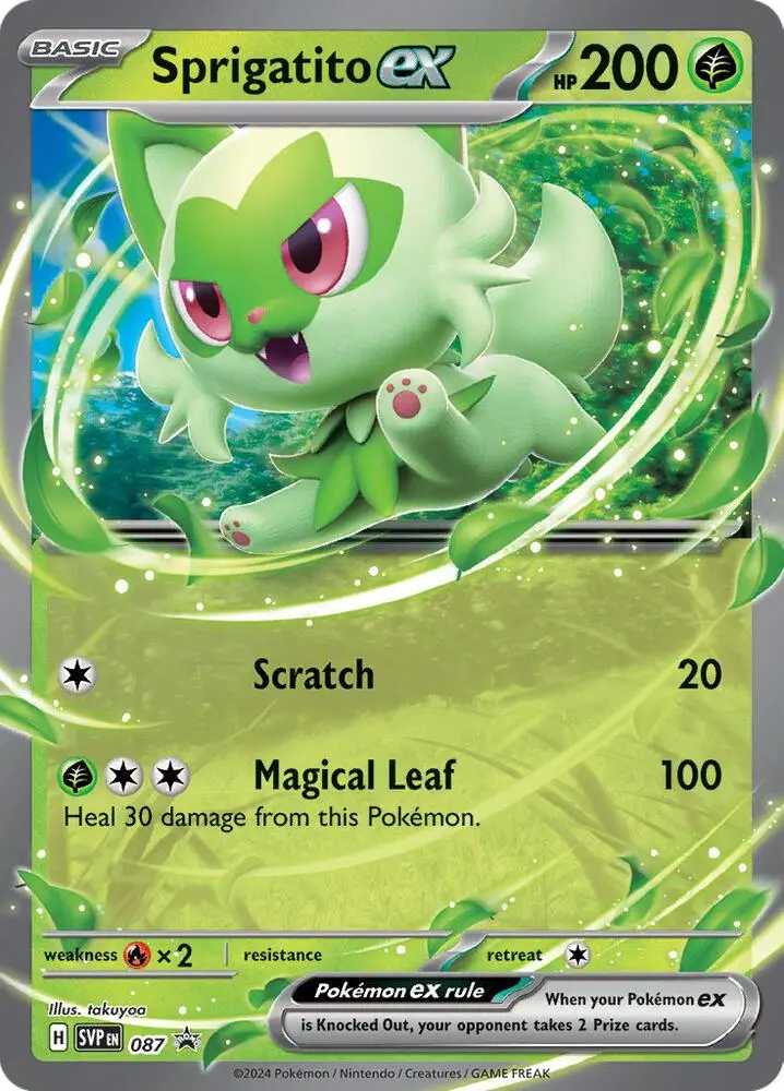 Sprigatito ex, SVP Black Star Promos 087/225