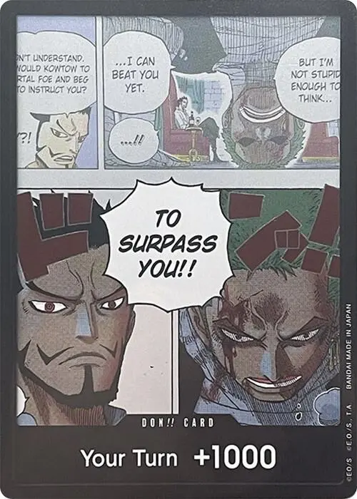 DON!! Card (Mihawk & Zoro Double Pack Set Vol. 3), Wings of the Captain DON!!