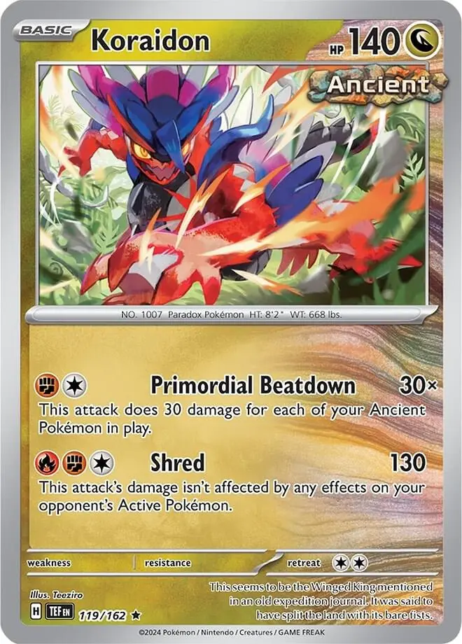 Koraidon, Deck Exclusives 124/198