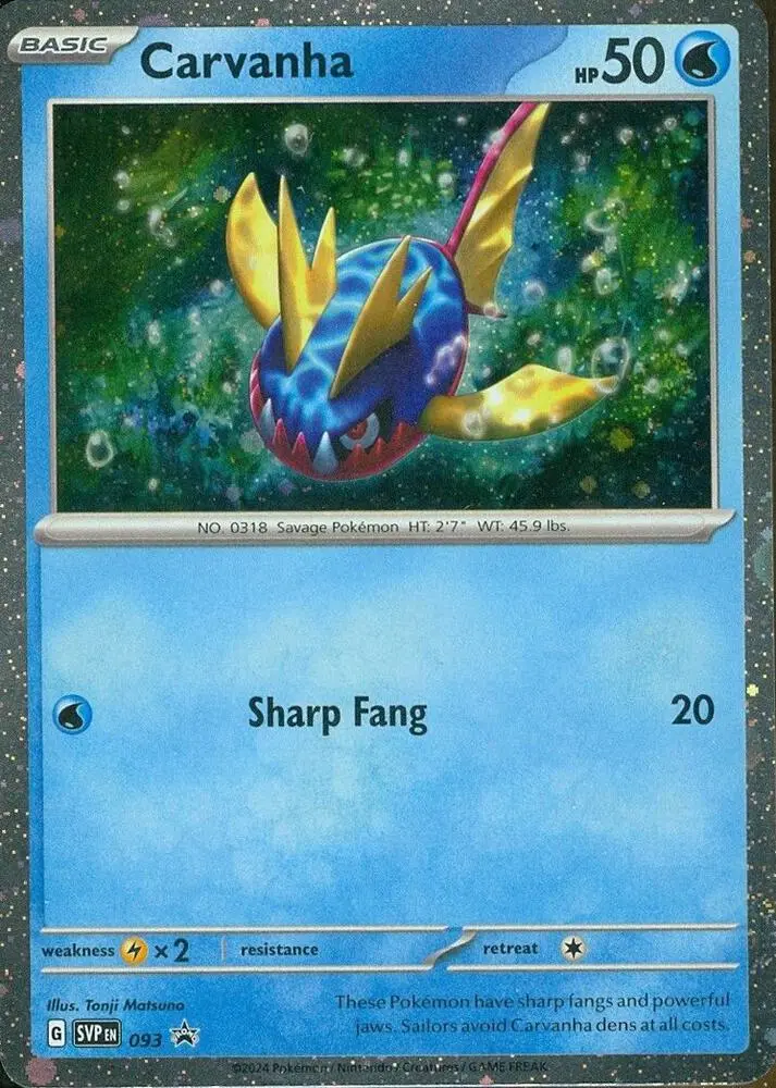 Carvanha, SVP Black Star Promos 093/225