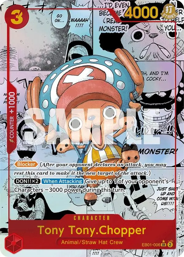 Tony Tony.Chopper (Manga Alt Art), Extra Booster: Memorial Collection EB01-006