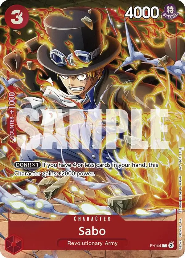 Sabo (Event Pack Vol. 4), One Piece Promotion Cards P-044