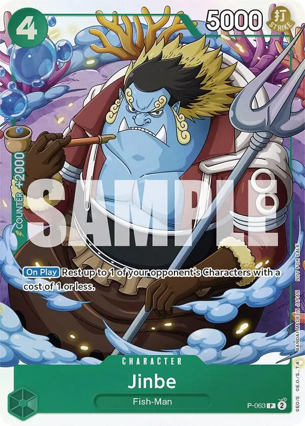 Jinbe (Event Pack Vol. 4), One Piece Promotion Cards P-063