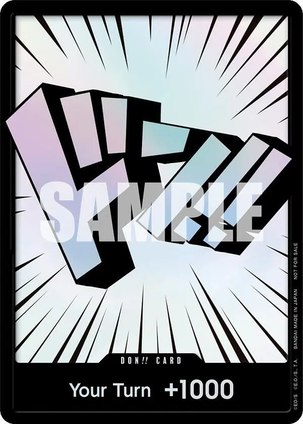 DON!! Card (3D Text), One Piece Promotion Cards DON!!