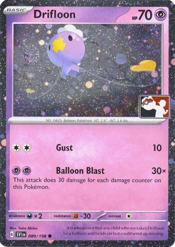 Drifloon, Prize Pack Series Cards 089/198