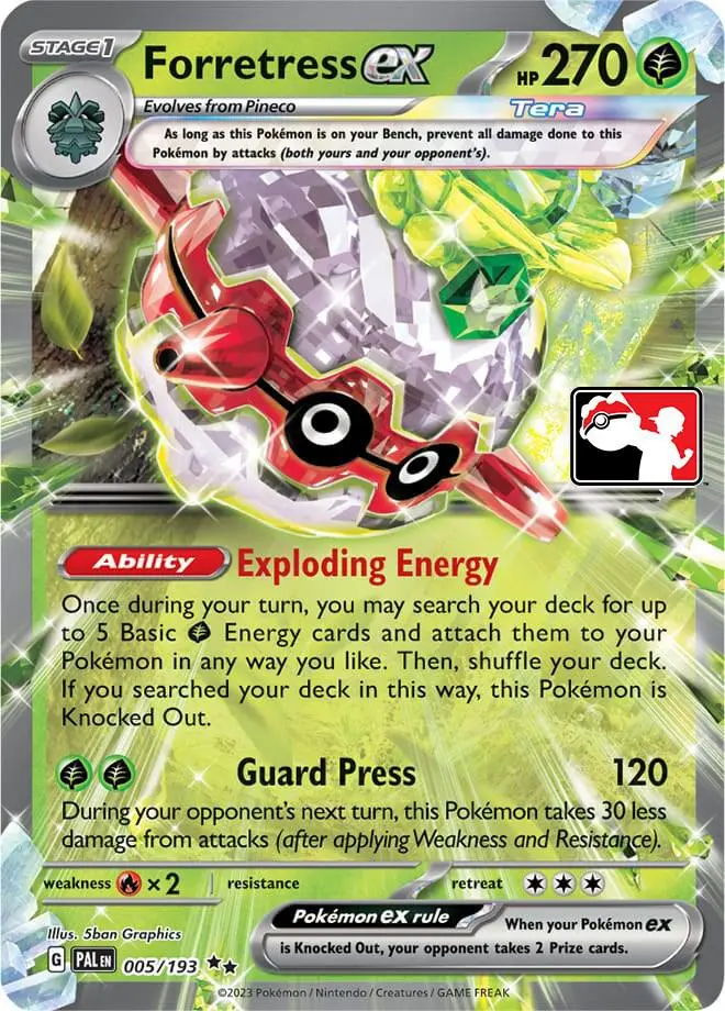 Forretress ex, Prize Pack Series Cards 005/193