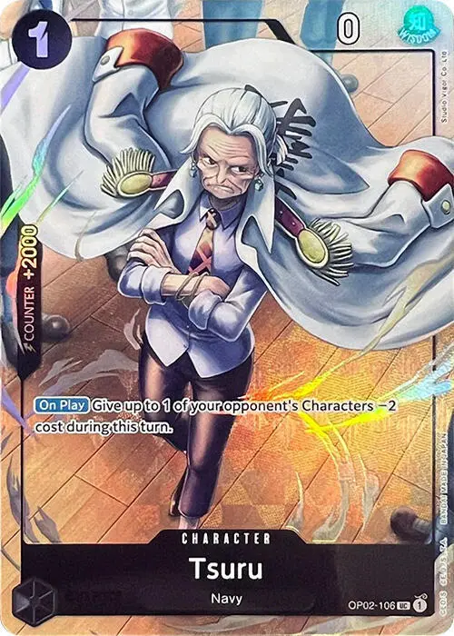 Tsuru (Premium Card Collection -Best Selection Vol. 1-), One Piece Promotion Cards OP02-106