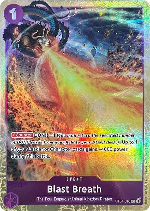 Blast Breath (Premium Card Collection -Best Selection Vol. 1-), One Piece Promotion Cards ST04-016