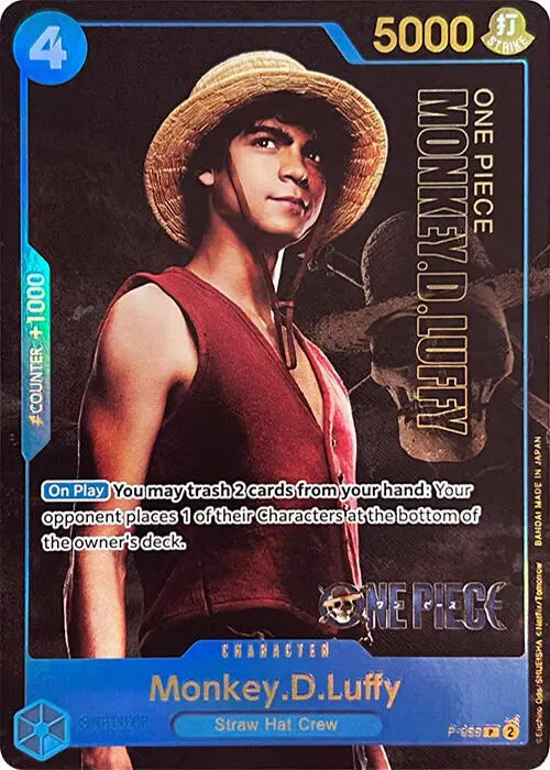 Monkey.D.Luffy (Premium Card Collection -Live Action Edition-), One Piece Promotion Cards P-055