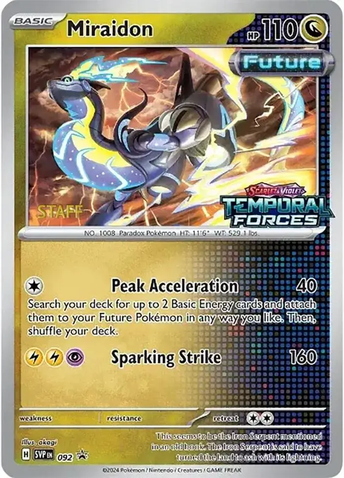 Miraidon, SVP Black Star Promos 092