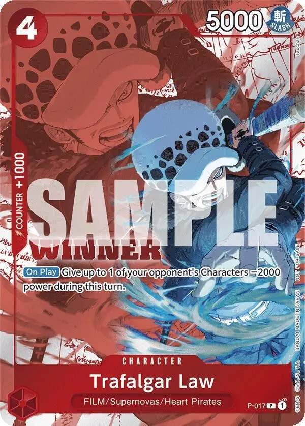 Trafalgar Law (Winner Pack Vol. 7), One Piece Promotion Cards P-017