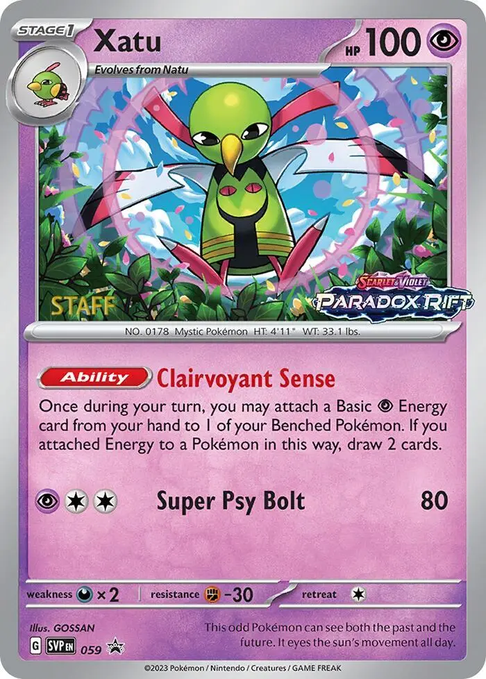 Xatu, SVP Black Star Promos 059