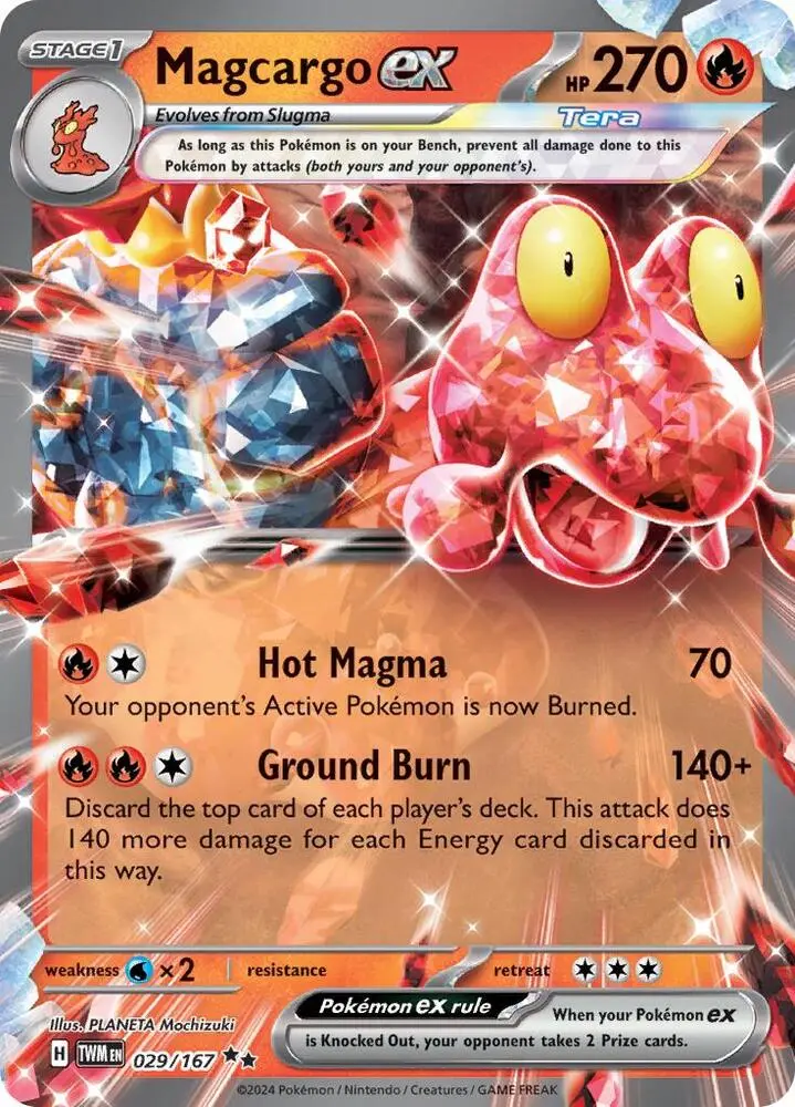 Magcargo ex, Twilight Masquerade 029/167
