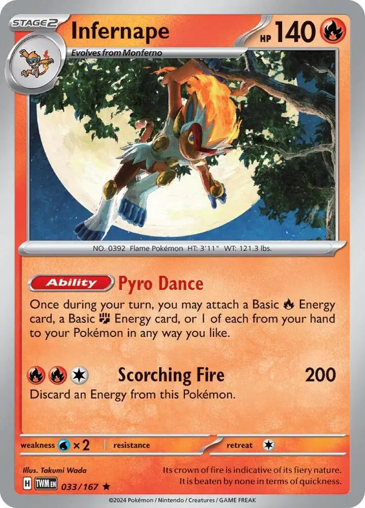 Infernape, Twilight Masquerade 033/167