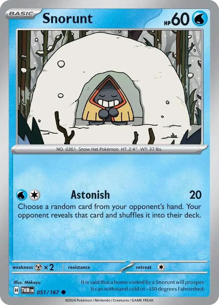Snorunt, Twilight Masquerade 051/167