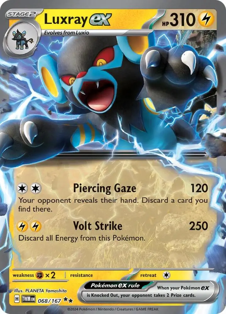 Luxray ex, Twilight Masquerade 068/167